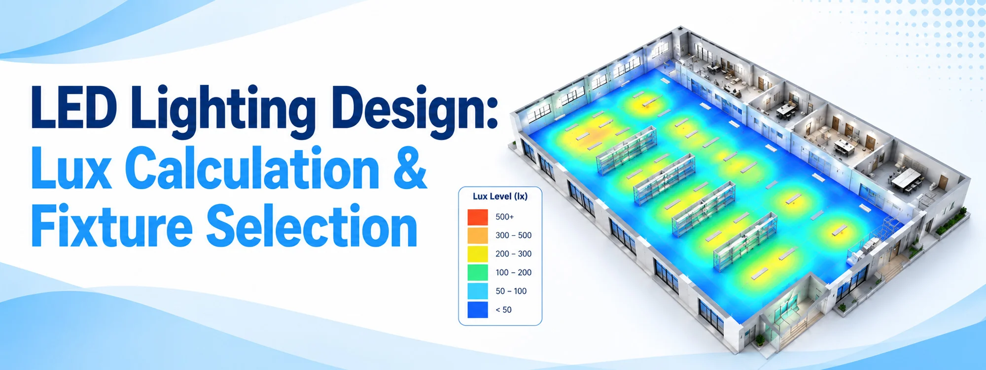 LED Lighting Design: Lux Calculation & Fixture Selection